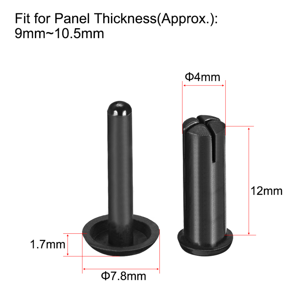 Reusable Long Plastic Rivets