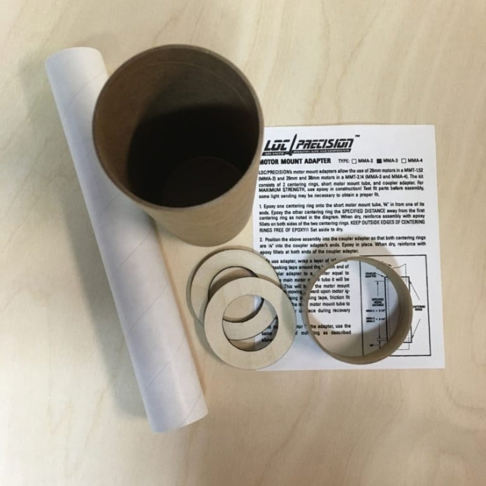 LOC Cardboard Motor Mount Adapters