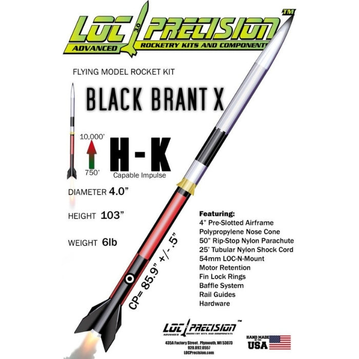 4" Black Brant X