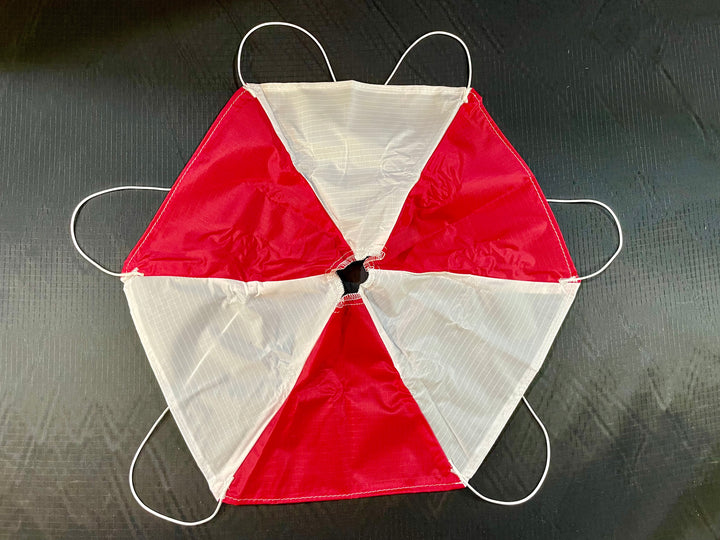 Rip-Stop Nylon Conical Parachute, Spill Hole