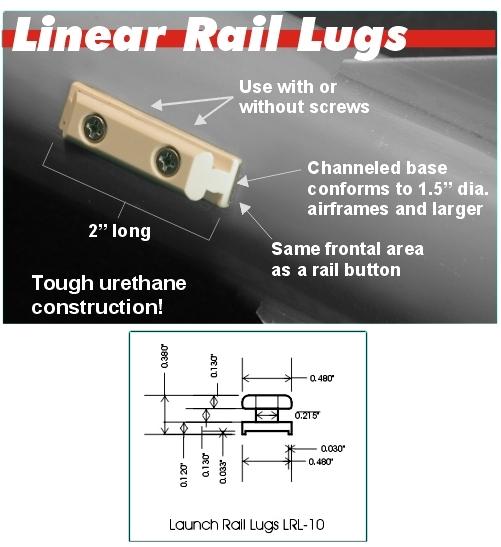 Linear Launch Rail Lugs