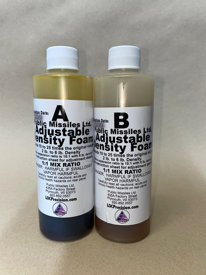 Adjustable Density Expanding Foam